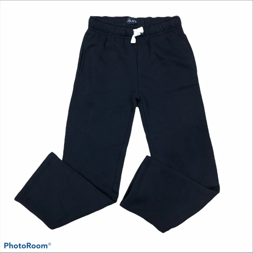 Children’s Place elastic waist with drawstring pocketed navy sweatpants